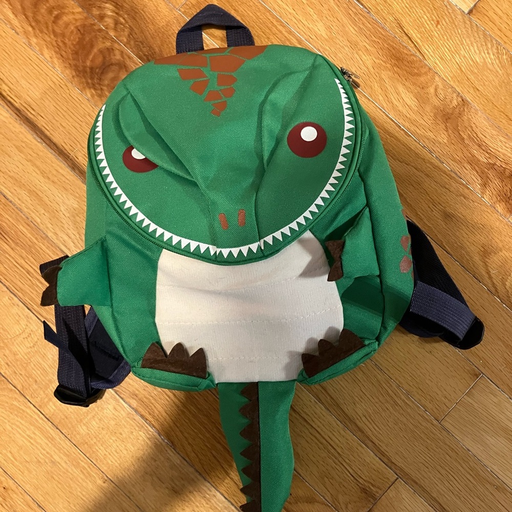 Green Dinosaur Backpack